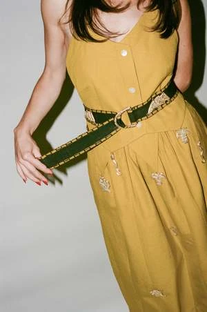 100% Silk ShopVutsatsa Belt - Black 3 100% Silk ShopVutsatsa Belt - Black