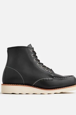 Red Wing Shoes6-Inch Classic Moc - Black 3 Red Wing Shoes6-Inch Classic Moc - Black