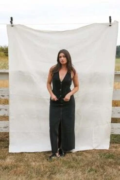 AGOLDEAgolde Leif Denim Skirt - Spider