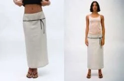 Paloma WoolAimar Stone Skirt - Gray -AGOLDE Shop Aimar Stone Skirt 20230629043903 3