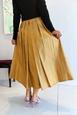 AlysiMetal Striped Skirt 12 AlysiMetal Striped Skirt -AGOLDE Shop Alysi Metal Striped Skirt 20220818181618 1
