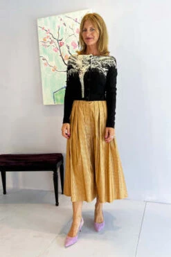 New Products -AGOLDE Shop Alysi Metal Striped Skirt 20220818181618