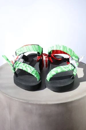 Arizona LoveTrekky Mix Bandana Sandals - Green 7 Arizona LoveTrekky Mix Bandana Sandals - Green - Image 5