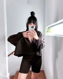 Avy & Co.Aire Knit Short - Chocolate -AGOLDE Shop Avy Co Aire Knit Short Chocolate 20230805231853