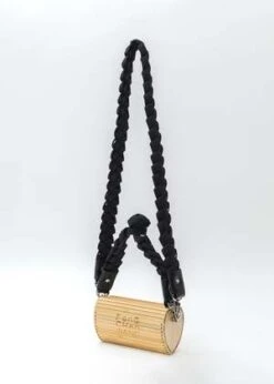 Feng Chen WangWOVEN STRAP HEART SHAPED BAMBOO BAG - BLACK -AGOLDE Shop BLACK WOVEN STRAP HEART SHAPED BAMBOO BAG 20230825112741