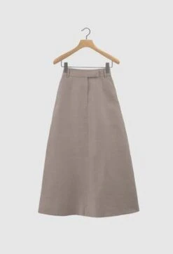 Julia JentzschJulia Jentzsch Bloom Linen Cotton Silk Blend Skirt - Beige