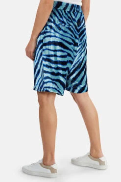 R13Baggy Short - Teal Zebra -AGOLDE Shop Baggy Short Teal Zebra 20220810210953 1