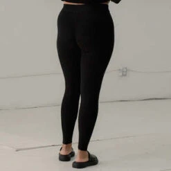 Bare KnitwearWoman Marin Rib Leggings - Black -AGOLDE Shop Bare Knitwear Woman Marin Rib Leggings Black 20231008174017 1