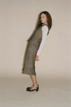 BaserangeAdem Skirt - Checked -AGOLDE Shop Baserange Adem Skirt in Checked 20200928041747 1
