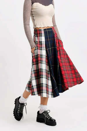 Eliza FaulknerBerkley Skirt - Mix Plaid 5 Eliza FaulknerBerkley Skirt - Mix Plaid - Image 3