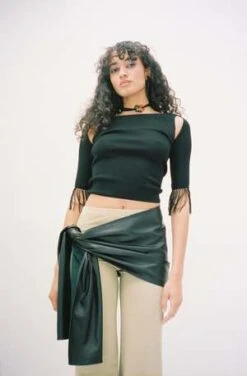 Maryam Nassir ZadehMilan Scarf - Black