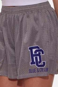 Blue&CreamMesh Shorts - Grey -AGOLDE Shop Blue Cream Women s Mesh Shorts Grey 20230910231853 1