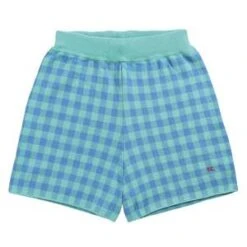 Bobo ChosesKnitted Shorts - Green Gingham