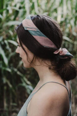 World Of CrowCandy Striped Cotton Bandana