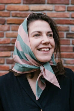 World Of CrowCandy Striped Cotton Bandana -AGOLDE Shop Candy striped cotton bandana 20211026113905 1