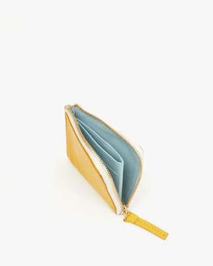 Clare V.Corner Zip Wallet - Sunshine 4 Clare V.Corner Zip Wallet - Sunshine - Image 2