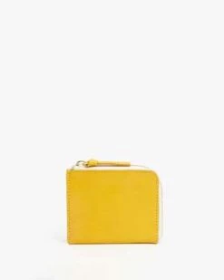 Clare V.Corner Zip Wallet - Sunshine