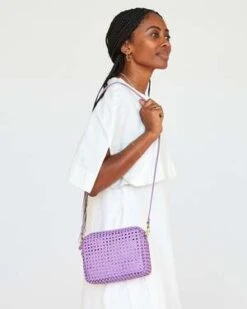 Clare V.Midi Sac - Lilac Rattan -AGOLDE Shop Clare V Midi Sac Lilac Rattan 20230427004504 2