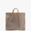 Clare V.Simple Tote W/ Studs - Dark Grey