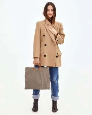 Clare V.Simple Tote W/ Studs - Dark Grey 6 Clare V.Simple Tote W/ Studs - Dark Grey - Image 4