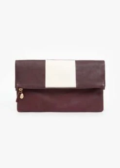 Clare V.Tile Clutch - Plum