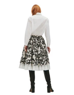 Comme Des Garcons Comme Des GarçonsPrinted Skirt With Ruffles - Multicolor -AGOLDE Shop Comme des Garcons CdG Printed Skirt with ruffles 20211027102925 2