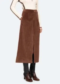 Sea New YorkCooper Skirt - Brown/Navy -AGOLDE Shop Cooper Skirt 20230710201907 1