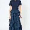 Ulla JohnsonCornelia Skirt - Midnight -AGOLDE Shop Cornelia Skirt in Midnight 20221215230637