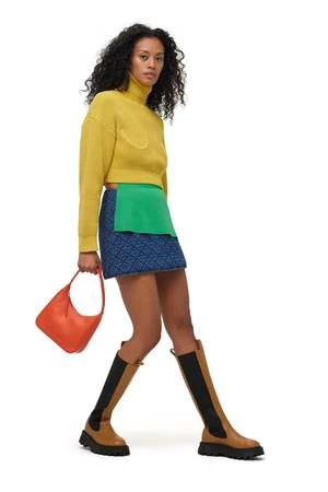 Simon MillerDenim Viva Skirt - Dark Wash Indigo 6 Simon MillerDenim Viva Skirt - Dark Wash Indigo - Image 4