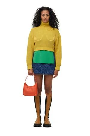 Simon MillerDenim Viva Skirt - Dark Wash Indigo 5 Simon MillerDenim Viva Skirt - Dark Wash Indigo - Image 3