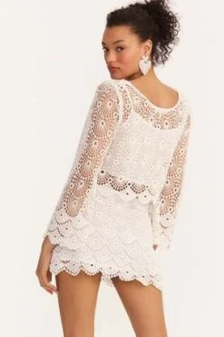 LoveShackFancyDharma Skirt - White -AGOLDE Shop Dharma Skirt White 20220811061523 1