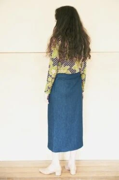 Elise BallegeerHemp Tala Wrap Skirt - Denim -AGOLDE Shop Elise Ballegeer Hemp Tala Wrap Skirt Denim 20190921202105