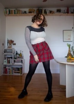 Eliza FaulknerTate Mini Skirt - Red Plaid -AGOLDE Shop Eliza Faulkner Tate Mini Skirt Red Plaid 20231027234246 1