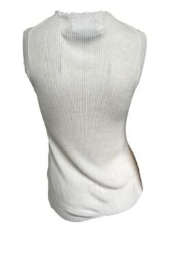 Enza CostaSilk Sweater Knit Sleeveless Mockneck - Chalk -AGOLDE Shop Enza Costa Silk Sweater Knit Sleeveless Mockneck Chalk 20230830180640 1
