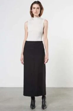 Enza CostaSilk Sweater Knit Sleeveless Mockneck - Chalk -AGOLDE Shop Enza Costa Silk Sweater Knit Sleeveless Mockneck Chalk 20230830180641