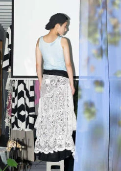 AGOLDE Shop -AGOLDE Shop Evade House MIRANDA SKIRT White 20230818220543 1