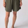 Le Bon ShoppeFlared Basketball Shorts - Olive -AGOLDE Shop Flared Basketball Shorts Olive 20230701235419