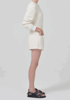 COHFranca Pleated Baggy Short - Marzipan -AGOLDE Shop Franca Pleated Baggy Short 20230602225554