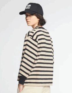 Girls Of DustBrutus Stripe Tshirt - Black/Oatmeal 9 Girls Of DustBrutus Stripe Tshirt - Black/Oatmeal -AGOLDE Shop G O D Brutus Stripe 20230926061652 1