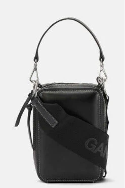 GanniBanner Camera Bag - Black -AGOLDE Shop Ganni Banner Camera Bag Black 20230513021756 1