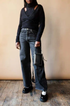 GanniBanner Camera Bag - Black -AGOLDE Shop Ganni Banner Camera Bag Black 20230513021756