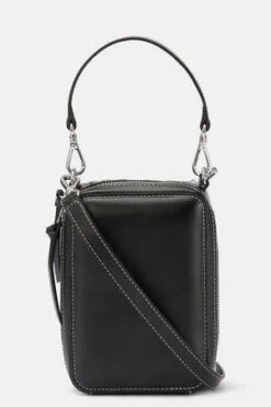 GanniBanner Camera Bag - Black -AGOLDE Shop Ganni Banner Camera Bag Black 20230513021757 1