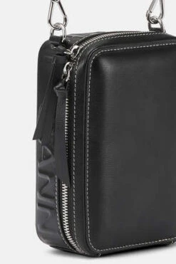 GanniBanner Camera Bag - Black -AGOLDE Shop Ganni Banner Camera Bag Black 20230513021757