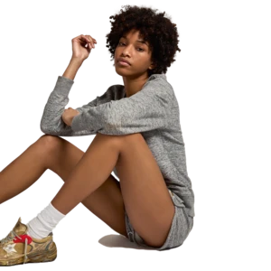 Golden GooseDiana Star Collection Shorts - Melange Gray 5 Golden GooseDiana Star Collection Shorts - Melange Gray - Image 3