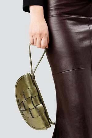 HereuLluna Mini Metallic Clutch - Green 3 HereuLluna Mini Metallic Clutch - Green