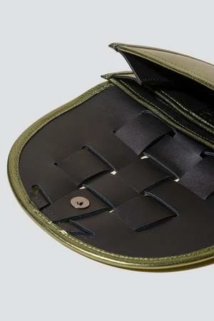 HereuLluna Mini Metallic Clutch - Green 6 HereuLluna Mini Metallic Clutch - Green - Image 4