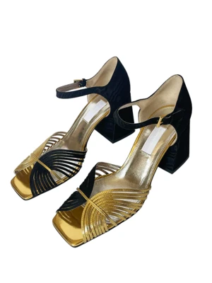 Suzanne RaeHigh 70's Sandals - Bitone 3 Suzanne RaeHigh 70's Sandals - Bitone