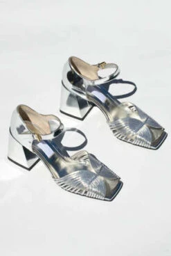 Suzanne RaeHigh 70s Sandal - Silver