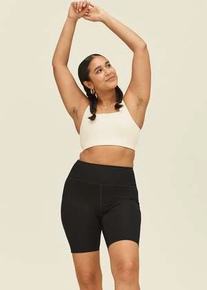 Girlfriend CollectiveHigh-Rise Bike Short - Black 3 Girlfriend CollectiveHigh-Rise Bike Short - Black