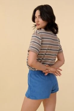 Howlin'Wonder Terry Shorts - Summer Blue -AGOLDE Shop Howlin Wonder Terry Shorts Summer Blue 20230601032602 1